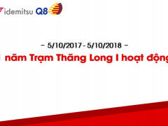 Nhìn lại 1 năm hoạt động của Trạm xăng dầu Thăng Long I – Idemitsu Q8